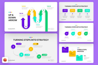 Process Flow Infographics PowerPoint Template